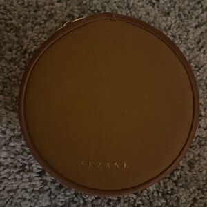 NWOT Sézane Round Jewelry Case